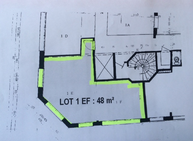Bureaux à louer à Dunkerque dans le Nord (Hauts-de-France) – 48 m²
