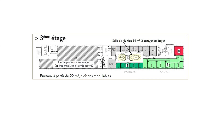 Bureaux en incubateur numérique à Orléans