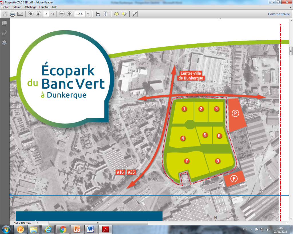 Ecopark du Banc Vert à Dunkerque