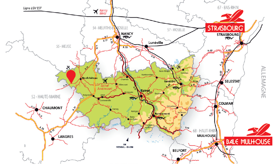 Entrepôt à vendre ou à louer – Ouest Vosges