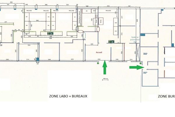 Laboratoires L2 de 210 m² à louer/vendre – Nîmes/Gard