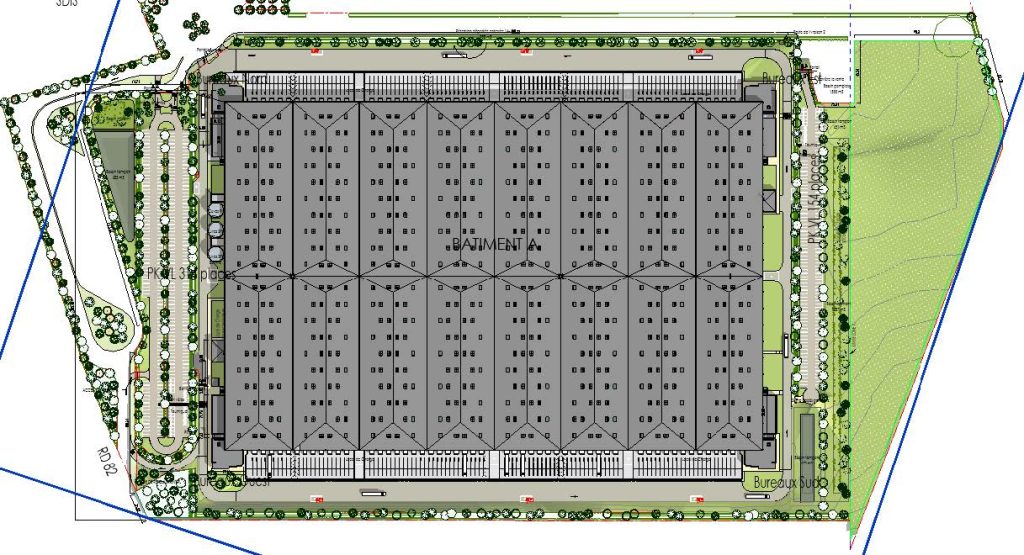 Location entrepôt Hauts-de-France -132 912 m² – entre Amiens et Reims