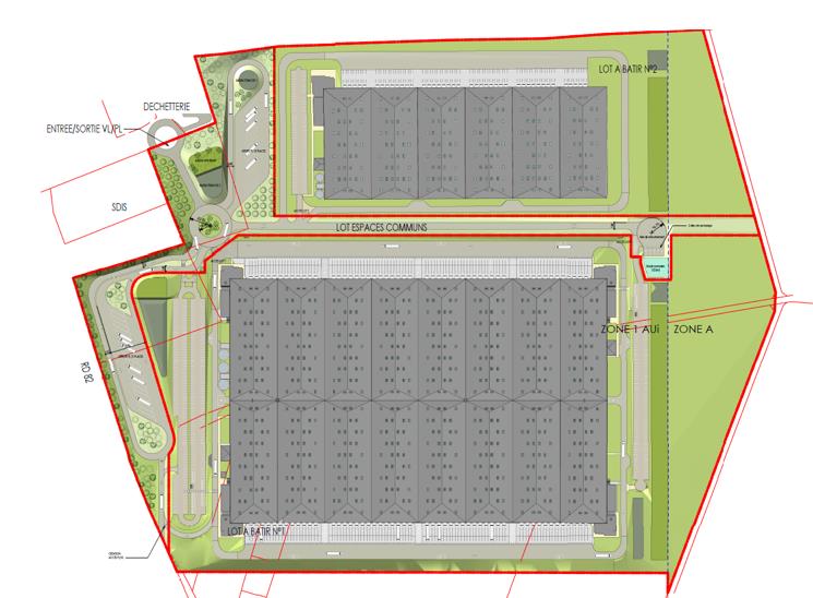 Location entrepôt Hauts-de-France -132 912 m² – entre Amiens et Reims