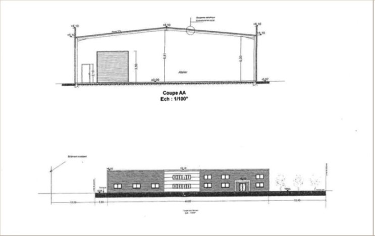Location ou achat d&rsquo;un local d&rsquo;activités de 1 100 m² proche de Toulouse