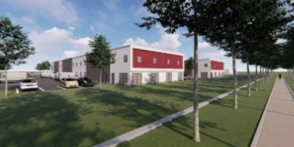 Locaux d’activité divisibles neufs de 4 698 m² à louer ou vendre – Riorges