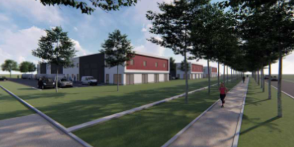 Locaux d’activité divisibles neufs de 4 698 m² à louer ou vendre – Riorges