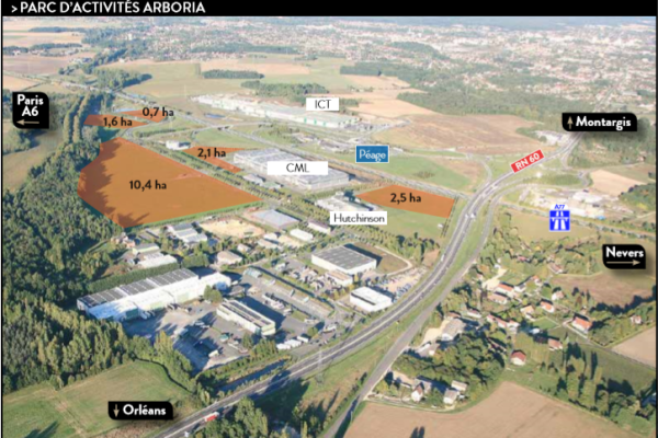 Parc d&rsquo;activités Arboria –  Montargis