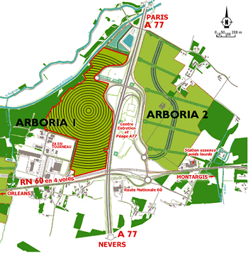 Parc d&rsquo;activités Arboria –  Montargis