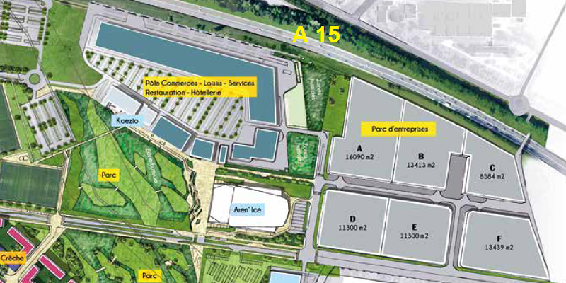Parc d&rsquo;activités Cergy-Pontoise – Les Linandes