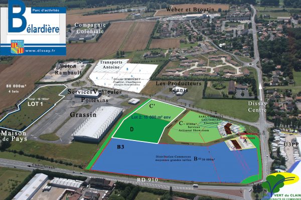 Parc d&rsquo;activités logistique, industriel et agroalimentaire – ZA de la Belardière – Poitiers Nord/Vienne