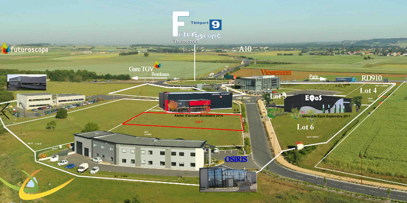 Parc d&rsquo;activités tertiaire – Téléport 9 i.parc – Poitiers Nord / Futuroscope