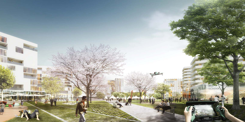 Parc urbain à Bruxelles-Capitale : MediaPark