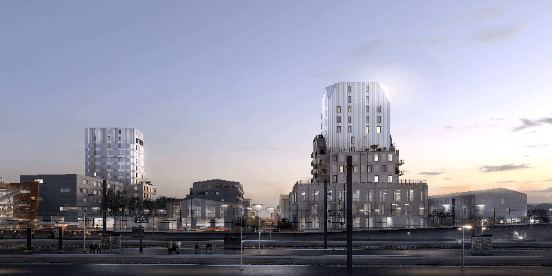 Plateaux tertiaires de bureaux : Lorient Odyssée, nouveau quartier gare
