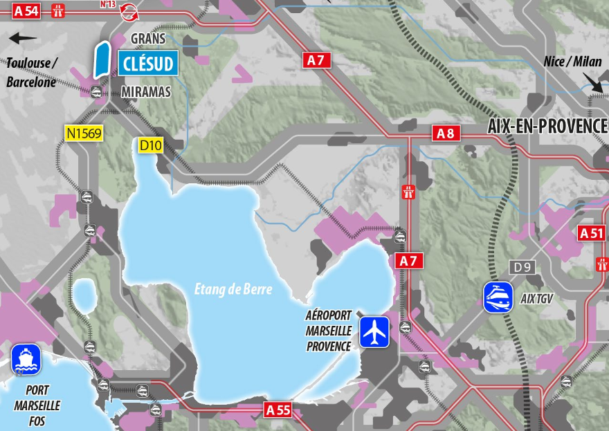 Plateforme logistique de Miramas proche de Marignane