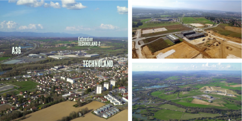 Technoland 1 & 2 – Nord Franche-Comté – Labellisé site industriel clés en main par « Territoires d’industrie »