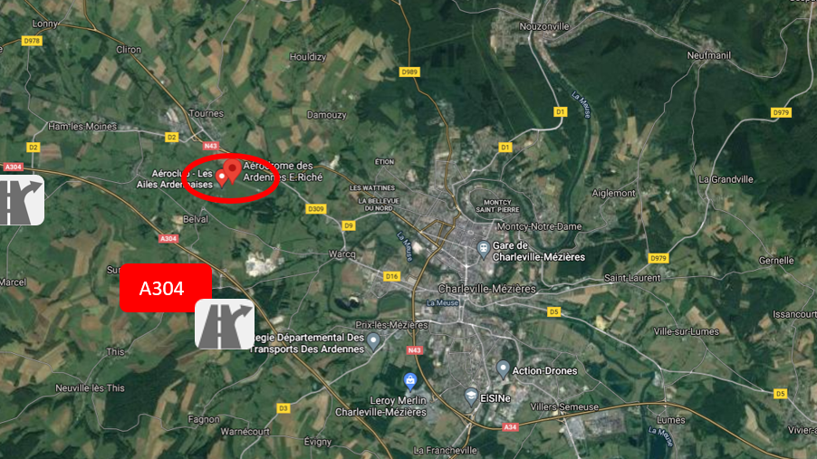 Terrain de 283 m² à vendre dans un aérodrome – Charleville-Mézières