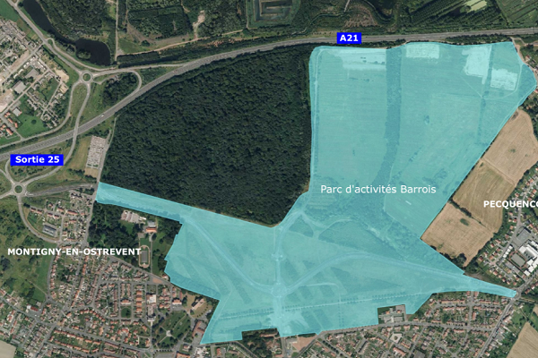 Terrain industriel à vendre Douai / Valenciennes – 22 ha – Hauts-de-France