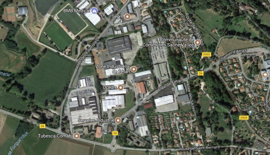 Terrain industriel à vendre – Trévoux – Lyon nord