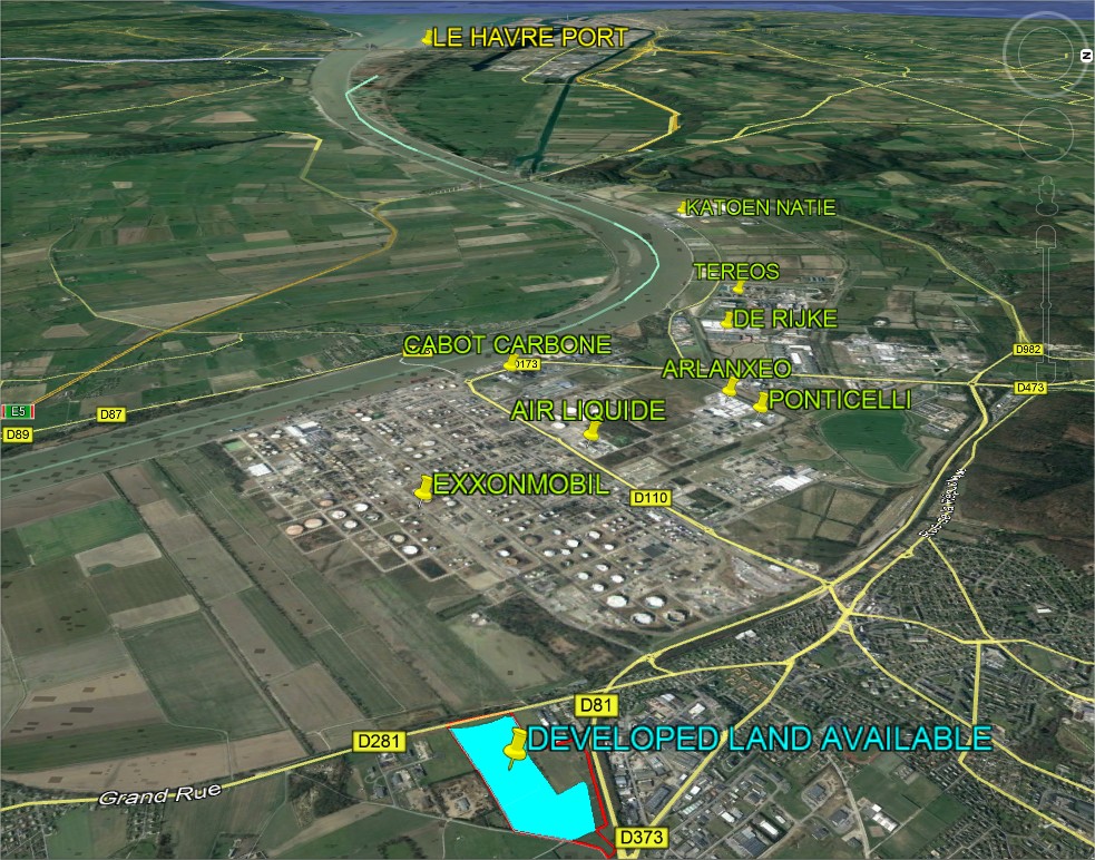 Terrain industriel, artisanal et tertiaire à vendre – Seine-Maritime / Normandie (76)