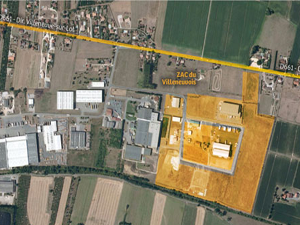 Terrain industriel de 5 ha à vendre – Entre Toulouse et Bordeaux/Lot-et-Garonne