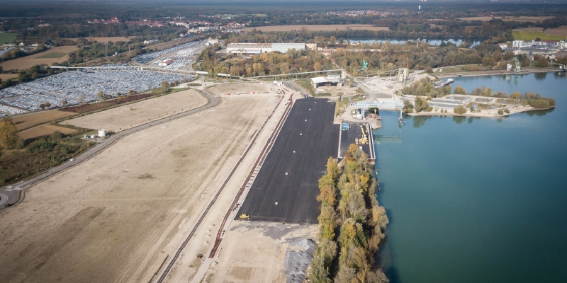 Terrain multimodal industriel et logistique à louer – Alsace
