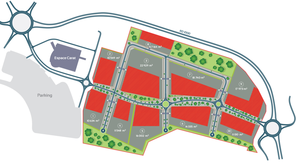 Terrain tertiaire de 5000 à 23000 m² à vendre près d&rsquo;Angoulême