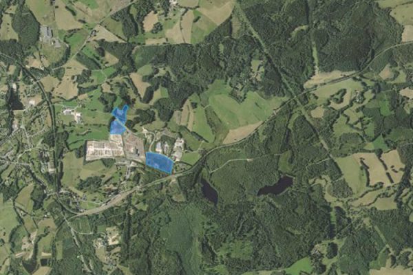 Terrains industriels à partir de 15000 m² à vendre – Entre Clermont-Ferrand et Limoges /Corrèze