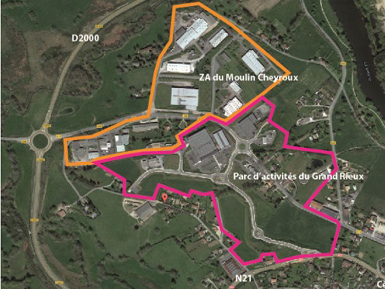 Terrains industriels à partir de 1849 m² à vendre – Limoges Ouest/Haute-Vienne