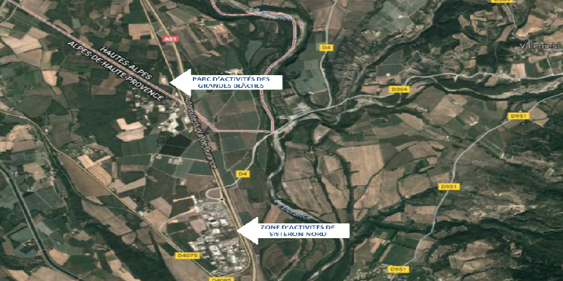 Terrains industriels à partir de 1886 m² à vendre – Gap Sud/Hautes-Alpes