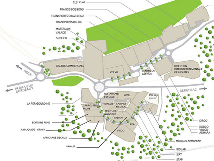 Terrains industriels à vendre à partir de 5 000 m² près de Périgueux
