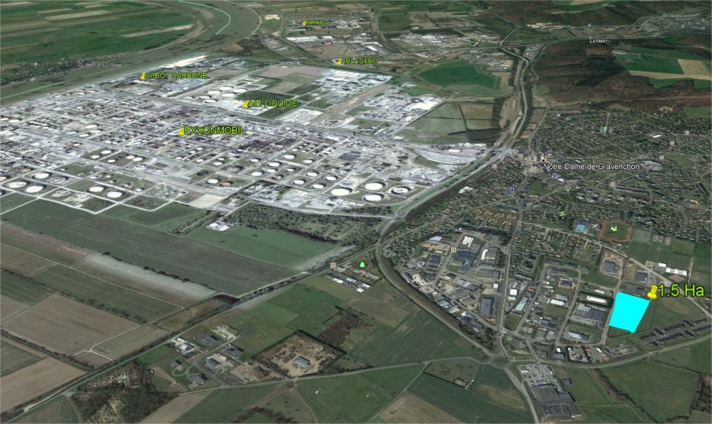 Terrains industriels à vendre – Port Jérôme/Petiville