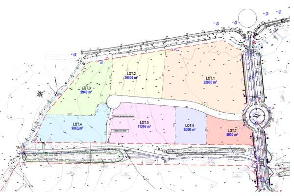 Terrains industriels – Ilot 5 – Lots 3 et 4 – 19 000m² – Villenoy (Seine et Marne)