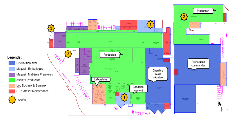 Usine agroalimentaire à vendre – 20888 m² – Proche Allemagne / Moselle