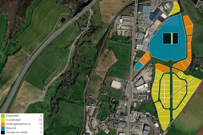 Zone d&rsquo;activités Les Cazals  – Agglomération de Rodez