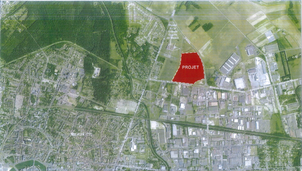 Zone d’activités logistiques à Meaux en Seine-et-Marne (77)