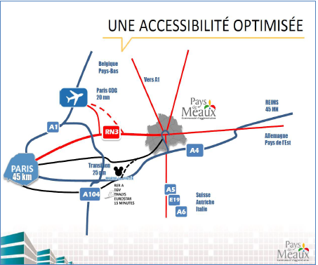 Zone d’activités logistiques à Meaux en Seine-et-Marne (77)