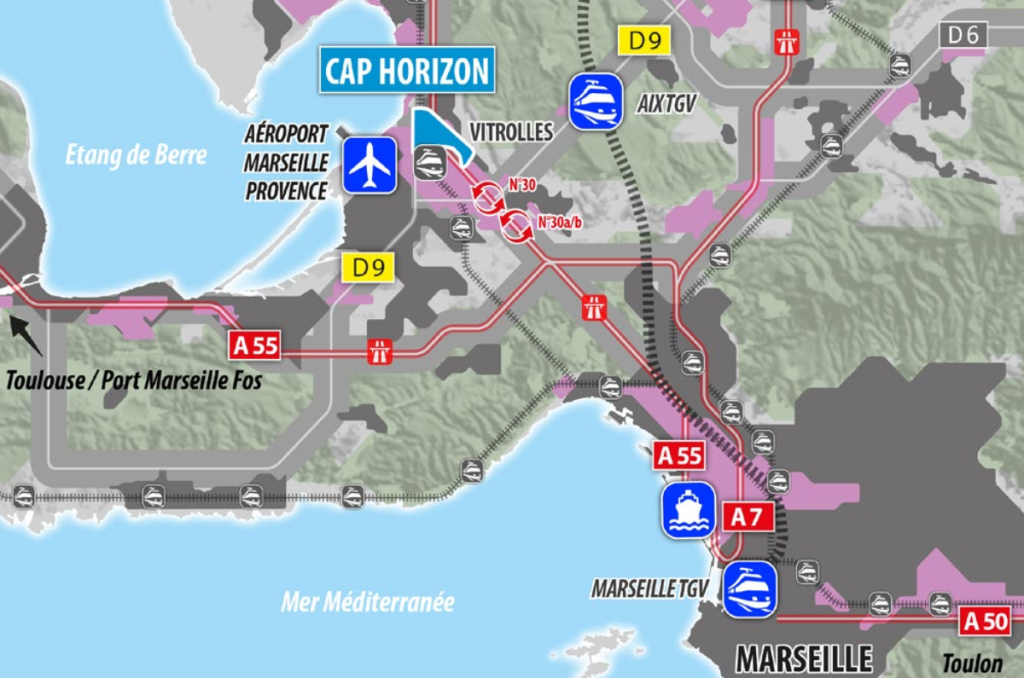Zone industrielle et aéronautique proche de Marseille – Cap Horizon Vitrolles