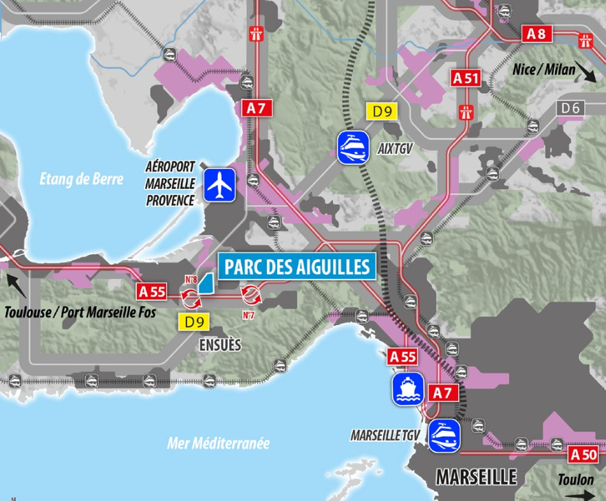 Zone logistique proche de Marignane