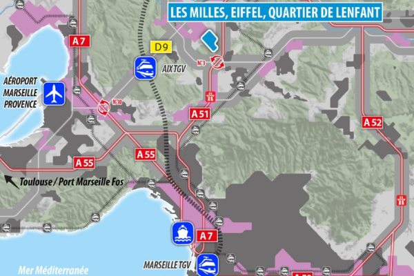 Zones d&rsquo;activités industrielles d&rsquo;Aix-en-Provence