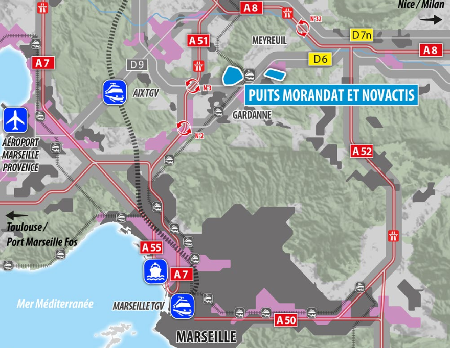 Zones d&rsquo;activités industrielles et technologiques proche d&rsquo;Aix-en-Provence